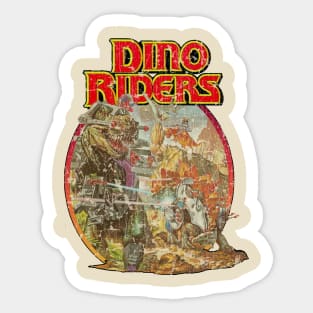 Dino Riders The Adventure 1988 Sticker